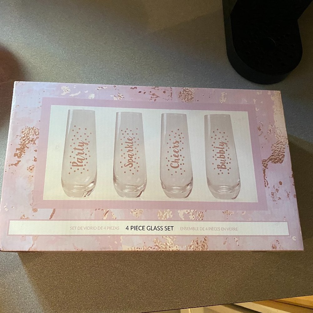 Champagne glass flutes NWT